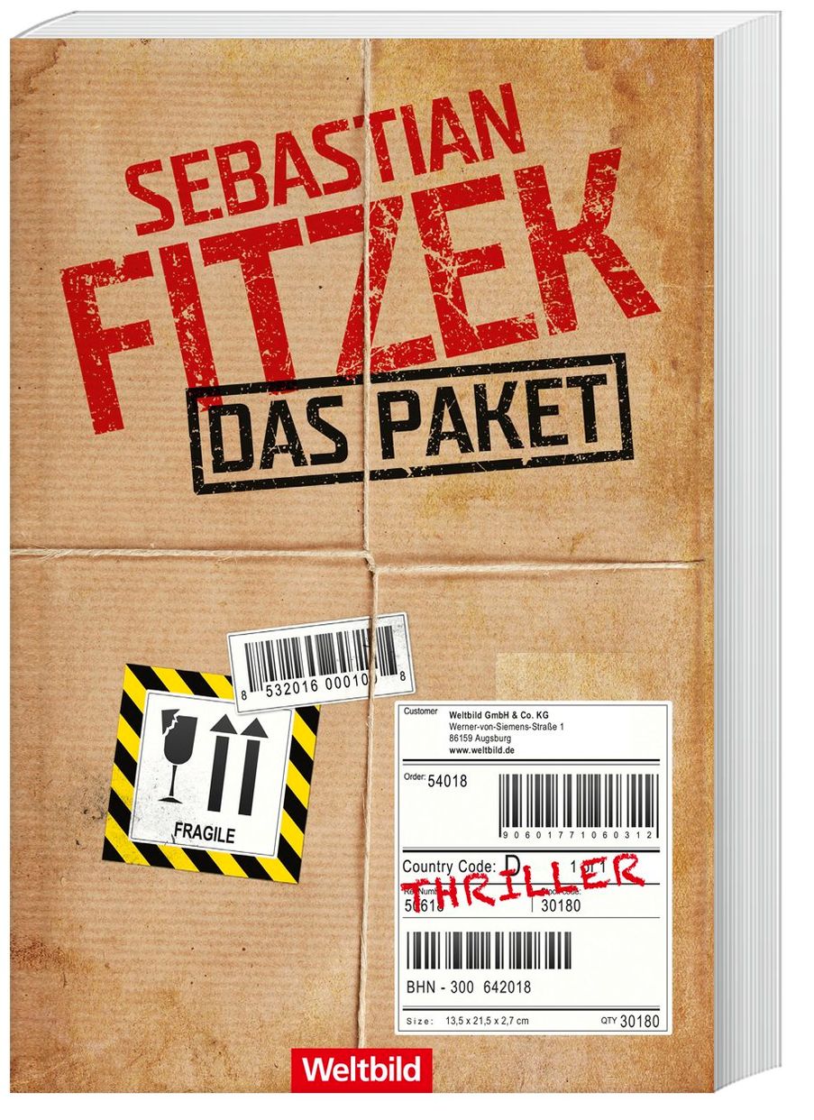Das Paket Buch von Sebastian Fitzek bei Weltbild.ch bestellen