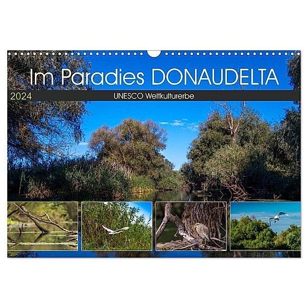 Das Paradies Donaudelta (Wandkalender 2024 DIN A3 quer), CALVENDO Monatskalender, Photo4emotion.com