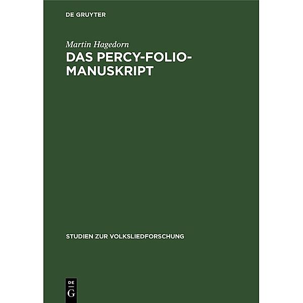 Das Percy-Folio-Manuskript, Martin Hagedorn