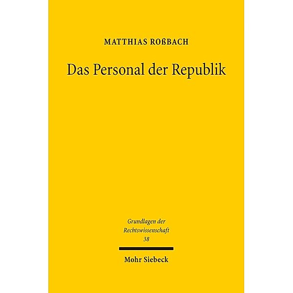 Das Personal der Republik, Matthias Rossbach