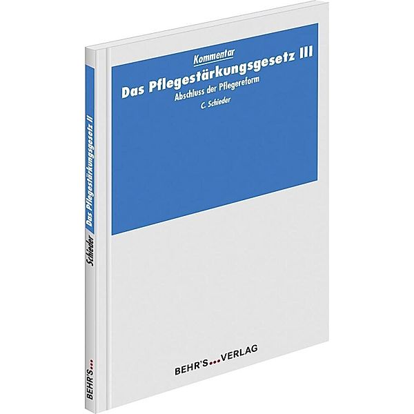 Das Pflegestärkungsgesetz III, Christian Schieder