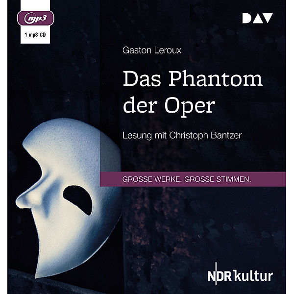 Das Phantom der Oper,1 Audio-CD, 1 MP3, Gaston Leroux