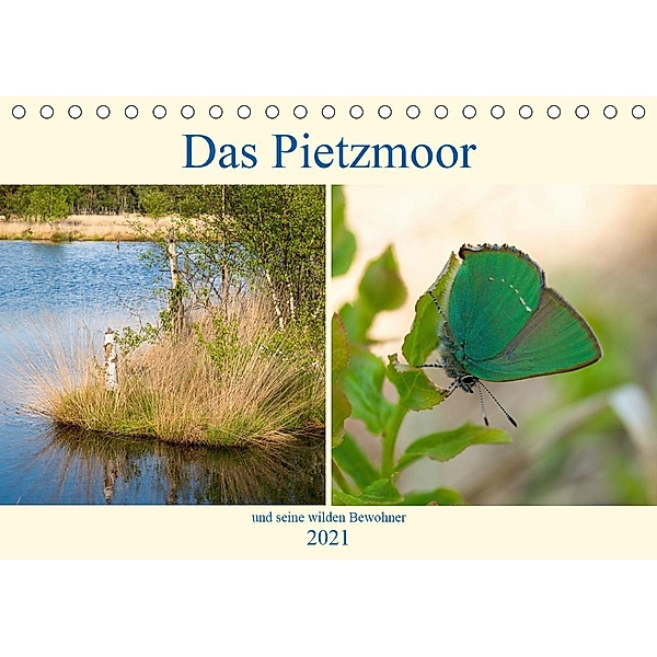 Das Pietzmoor und seine wilden Bewohner (Tischkalender 2021 DIN A5 quer), Carola Vahldiek