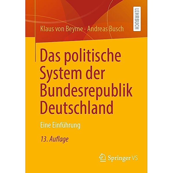 Das politische System der Bundesrepublik Deutschland, Klaus von Beyme, Andreas Busch