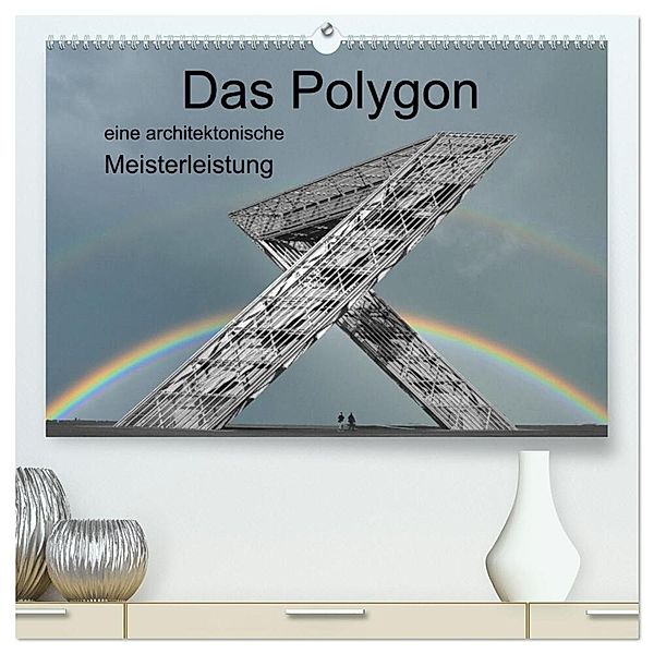 Das Polygon, eine architektonische Meisterleistung (hochwertiger Premium Wandkalender 2025 DIN A2 quer), Kunstdruck in Hochglanz, Calvendo, Rufotos