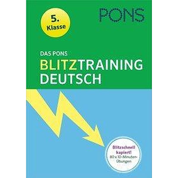 Das PONS Blitztraining - Deutsch 5. Klasse