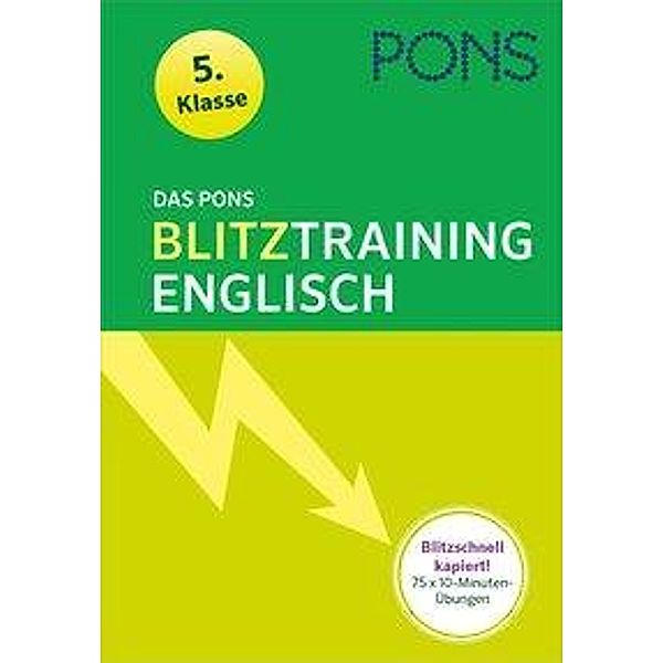 Das PONS Blitztraining - Englisch 5. Klasse