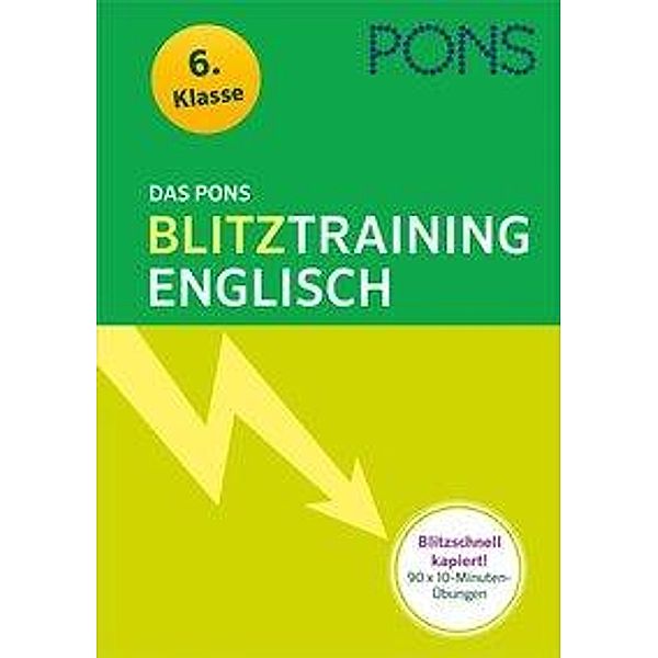 Das PONS Blitztraining - Englisch 6. Klasse