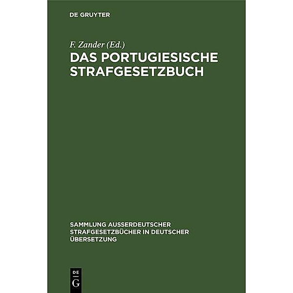 Das portugiesische Strafgesetzbuch