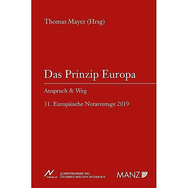 Das Prinzip Europa, Thomas Mayer