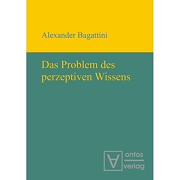 Das Problem des perzeptiven Wissens, Alexander Bagattini