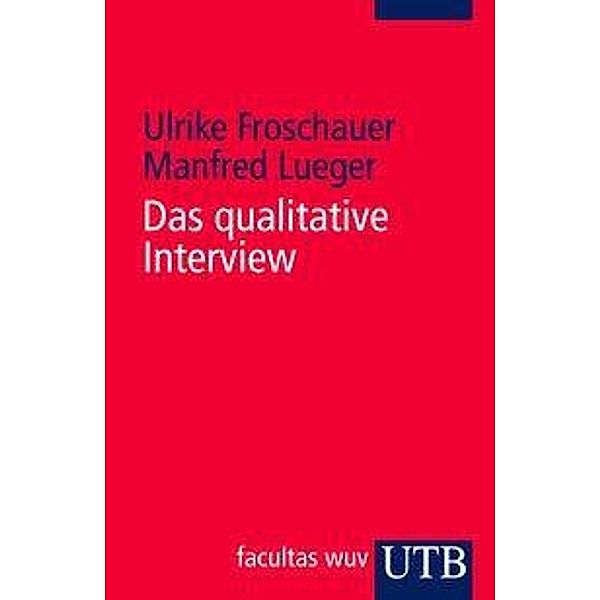 Das qualitative Interview, Ulrike Froschauer, Manfred Lueger