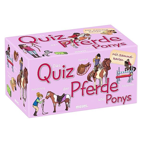 moses Verlag Das Quiz der Pferde und Ponys (Kinderspiel), Laure Marandet