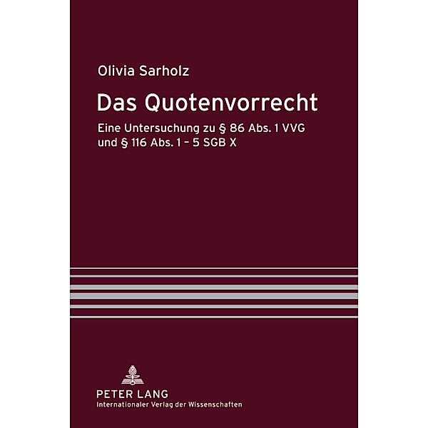 Das Quotenvorrecht, Olivia Sarholz