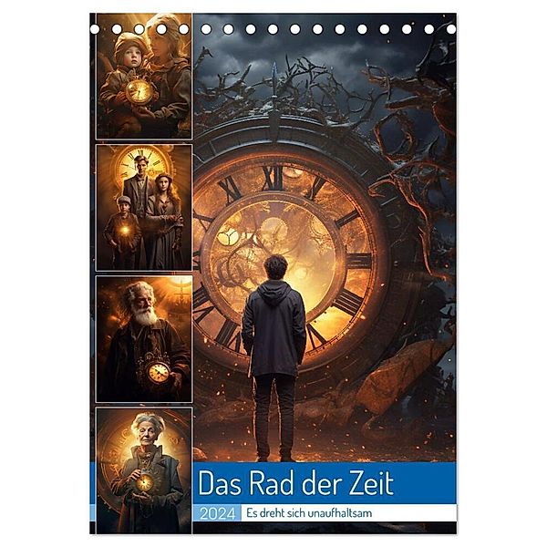 Das Rad der Zeit (Tischkalender 2024 DIN A5 hoch), CALVENDO Monatskalender, Steffen Gierok-Latniak