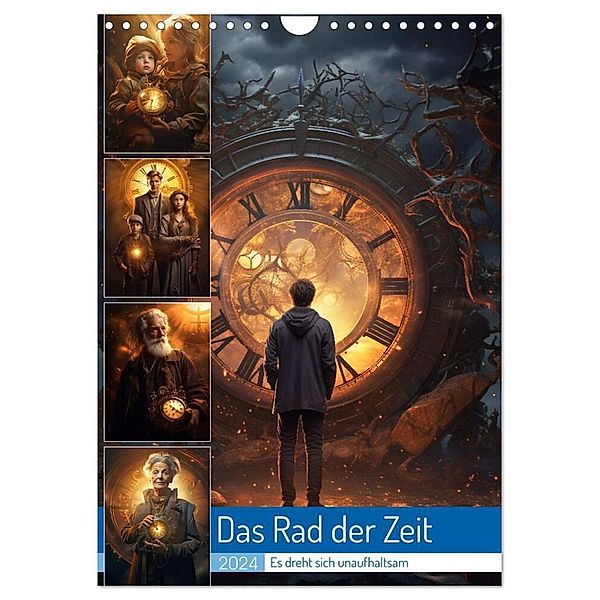 Das Rad der Zeit (Wandkalender 2024 DIN A4 hoch), CALVENDO Monatskalender, Steffen Gierok-Latniak