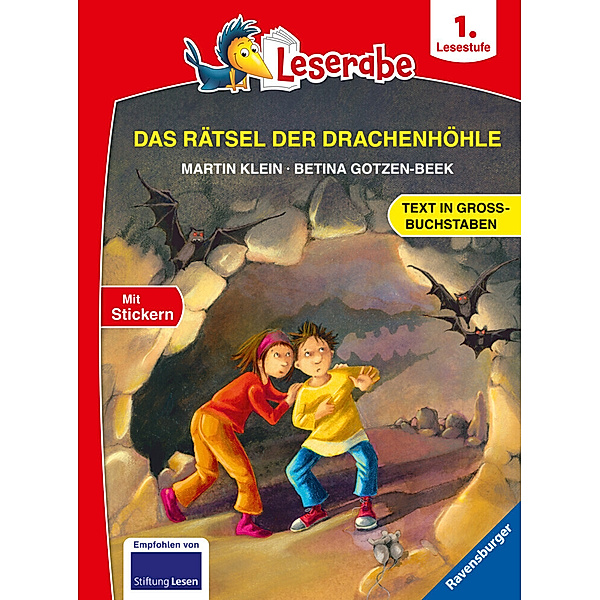 Das Rätsel der Drachenhöhle - Leserabe ab 1. Klasse - Erstlesebuch für Kinder ab 6 Jahren (in Grossbuchstaben), Martin Klein