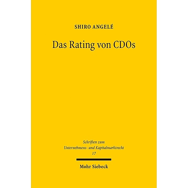 Das Rating von CDOs, Shiro Angelé