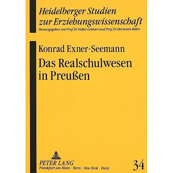 Das Realschulwesen in Preußen, Konrad Exner-Seemann