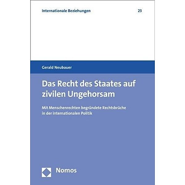 Das Recht des Staates auf zivilen Ungehorsam, Gerald Neubauer