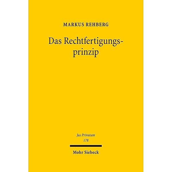 Das Rechtfertigungsprinzip, Markus Rehberg