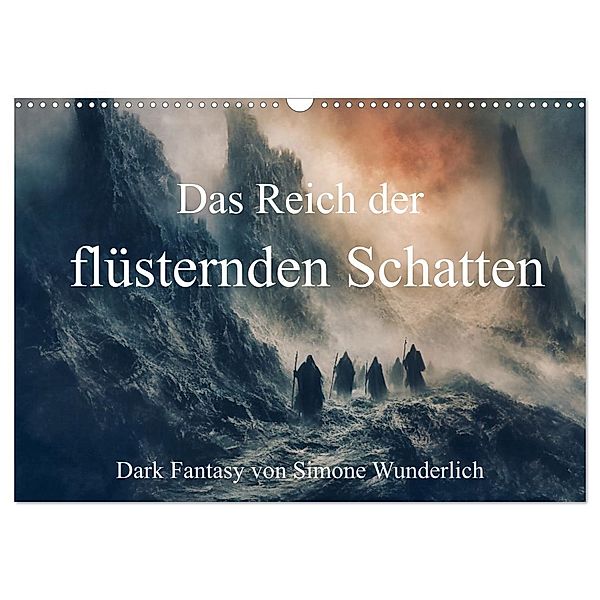 Das Reich der flüsternden Schatten (Wandkalender 2025 DIN A3 quer), CALVENDO Monatskalender, Calvendo, Simone Wunderlich