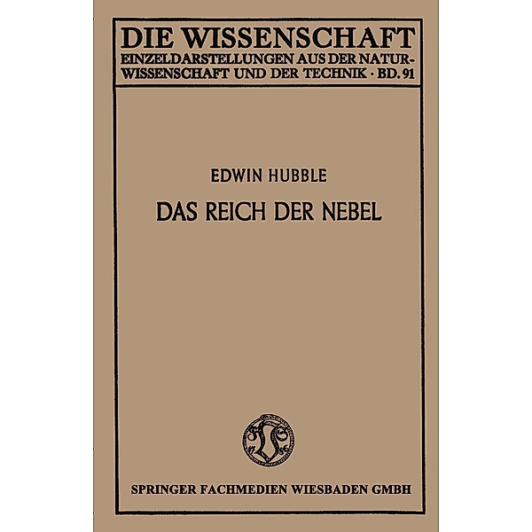 Das Reich der Nebel / Die Wissenschaft Bd.91, Edwin Hubble