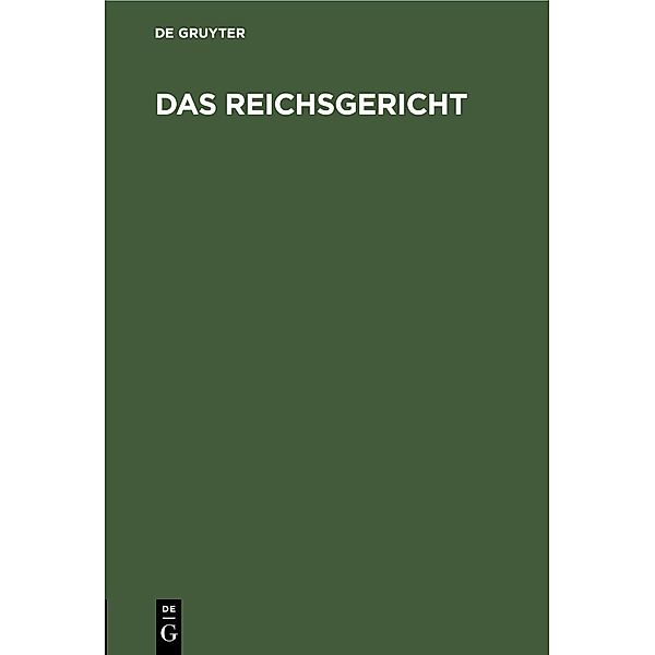 Das Reichsgericht