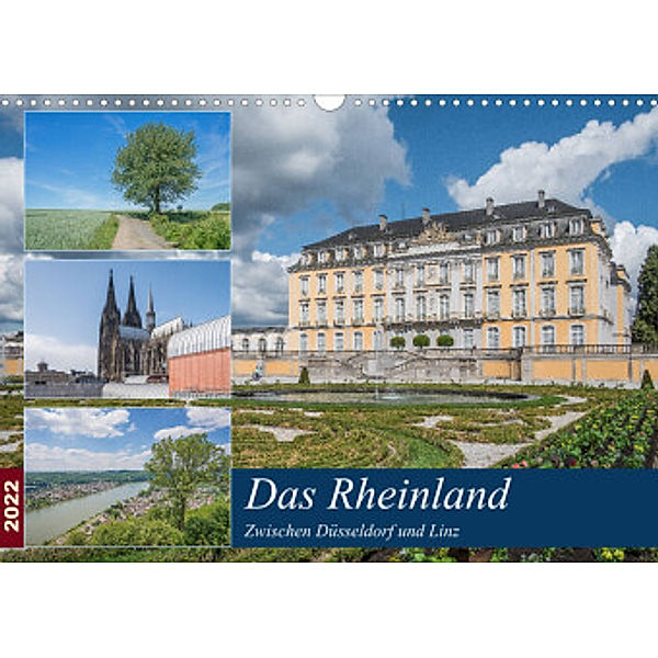 Das Rheinland - Zwischen Düsseldorf und Linz (Wandkalender 2022 DIN A3 quer), Thomas Leonhardy