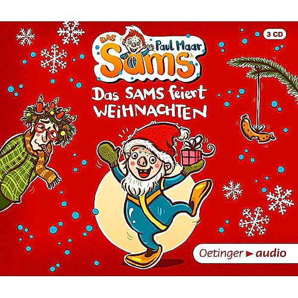 Das Sams feiert Weihnachten, 3 CDs, Paul Maar