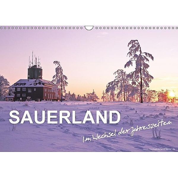 Das Sauerland im Wechsel der Jahreszeiten (Wandkalender 2017 DIN A3 quer), Heidi Bücker
