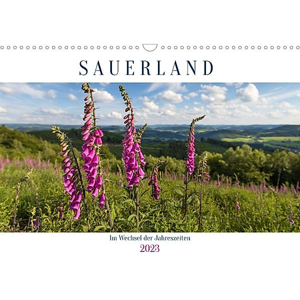 Das Sauerland im Wechsel der Jahreszeiten (Wandkalender 2023 DIN A3 quer), Heidi Bücker