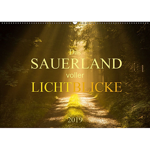 Das Sauerland voller Lichtblicke (Wandkalender 2019 DIN A2 quer), Heidi Bücker