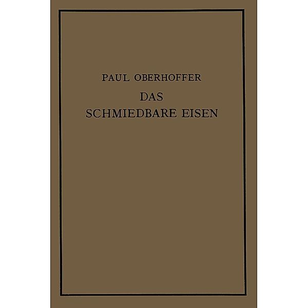 Das schmiedbare Eisen, Paul Oberhoffer