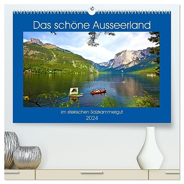 Das schöne Ausseerland (hochwertiger Premium Wandkalender 2024 DIN A2 quer), Kunstdruck in Hochglanz, Christa Kramer