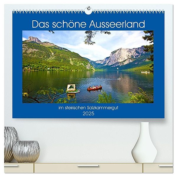 Das schöne Ausseerland (hochwertiger Premium Wandkalender 2025 DIN A2 quer), Kunstdruck in Hochglanz, Calvendo, Christa Kramer
