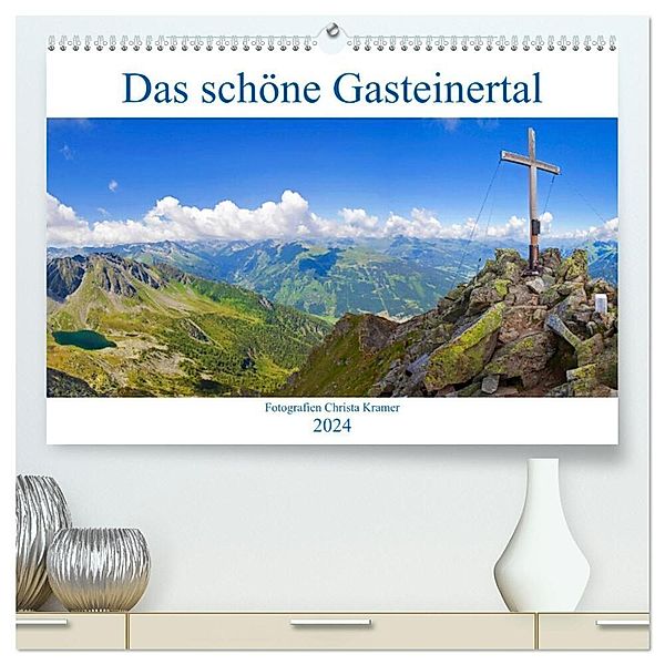 Das schöne Gasteinertal (hochwertiger Premium Wandkalender 2024 DIN A2 quer), Kunstdruck in Hochglanz, Christa Kramer