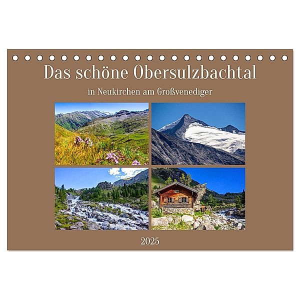 Das schöne Obersulzbachtal (Tischkalender 2025 DIN A5 quer), CALVENDO Monatskalender, Calvendo, Christa Kramer