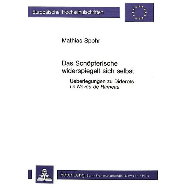 Das Schöpferische widerspiegelt sich selbst, Matthias Spohr