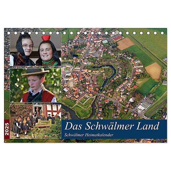 Das Schwälmer Land (Tischkalender 2025 DIN A5 quer), CALVENDO Monatskalender, Calvendo, Lutz Klapp
