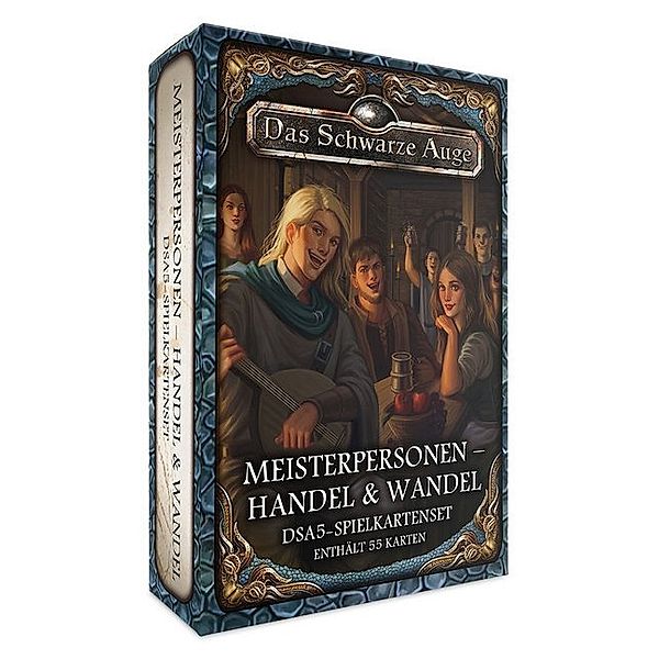 Ulisses Spiele Das Schwarze Auge, DSA5-Spielkartenset Aventurische Meisterpersonen - Handel & Wandel, Jasmin Neitzel, Nikolai Hoch, Manuel Diehm