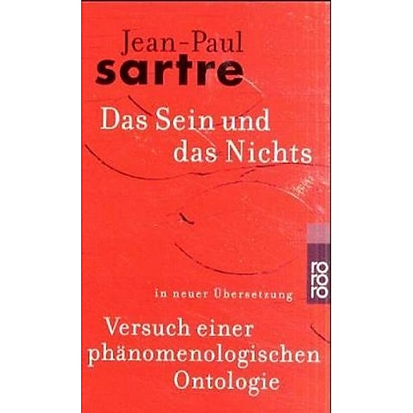 Das Sein und das Nichts, Jean-Paul Sartre