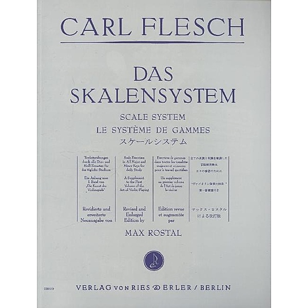 Das Skalensystem für Violine, Carl F. Flesch