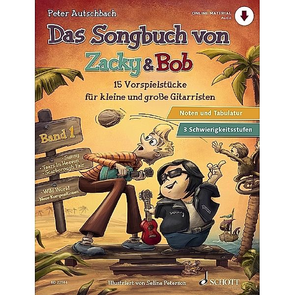 Das Songbuch von Zacky & Bob, für Gitarre.Bd.1, Peter Autschbach