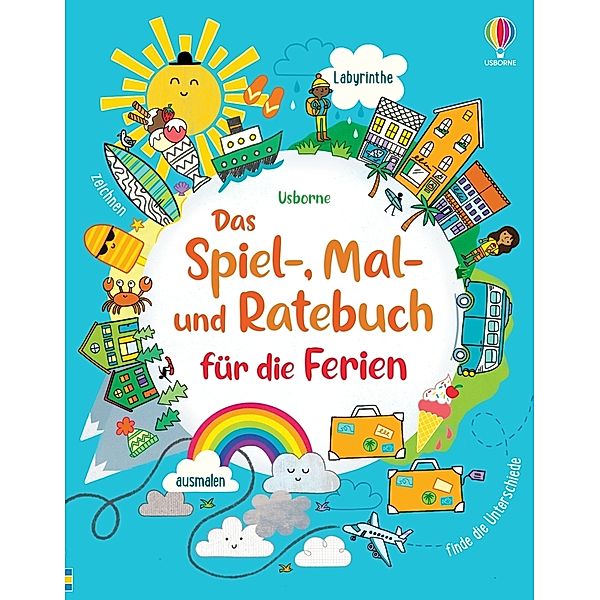 Das Spiel-, Mal- und Ratebuch für die Ferien, James Maclaine, Lucy Bowman, Rebecca Gilpin