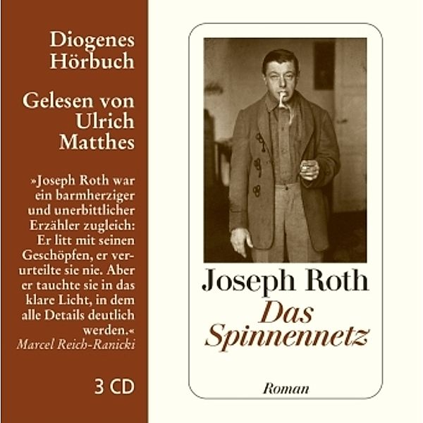 Das Spinnennetz, 3 Audio-CDs, Joseph Roth