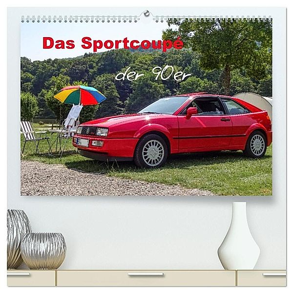 Das Sportcoupé der 90er (hochwertiger Premium Wandkalender 2024 DIN A2 quer), Kunstdruck in Hochglanz, Daniela Tchinitchian