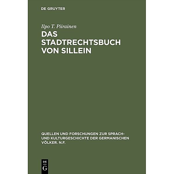 Das Stadtrechtsbuch von Sillein, Ilpo T. Piirainen