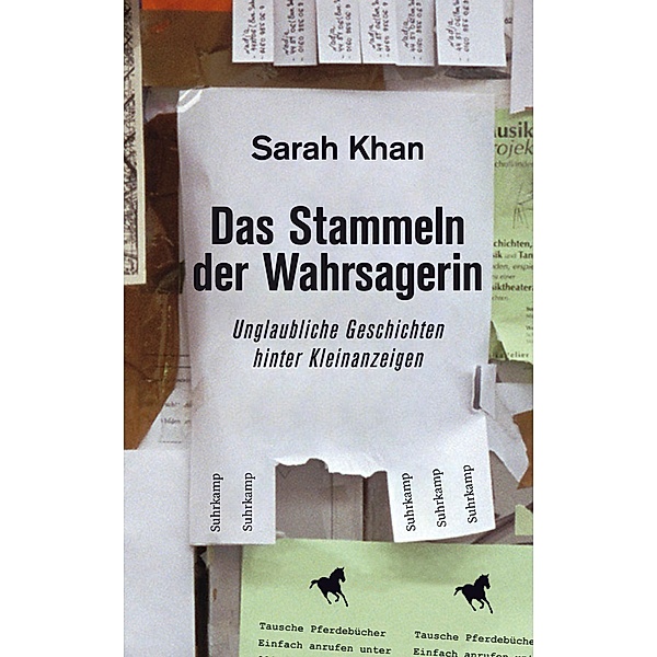 Das Stammeln der Wahrsagerin / suhrkamp taschenbücher Allgemeine Reihe Bd.4731, Sarah Khan