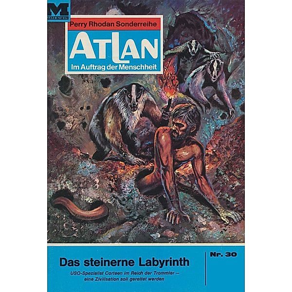 Das steinerne Labyrinth (Heftroman) / Perry Rhodan - Atlan-Zyklus Condos Vasac Bd.30, Ernst Vlcek